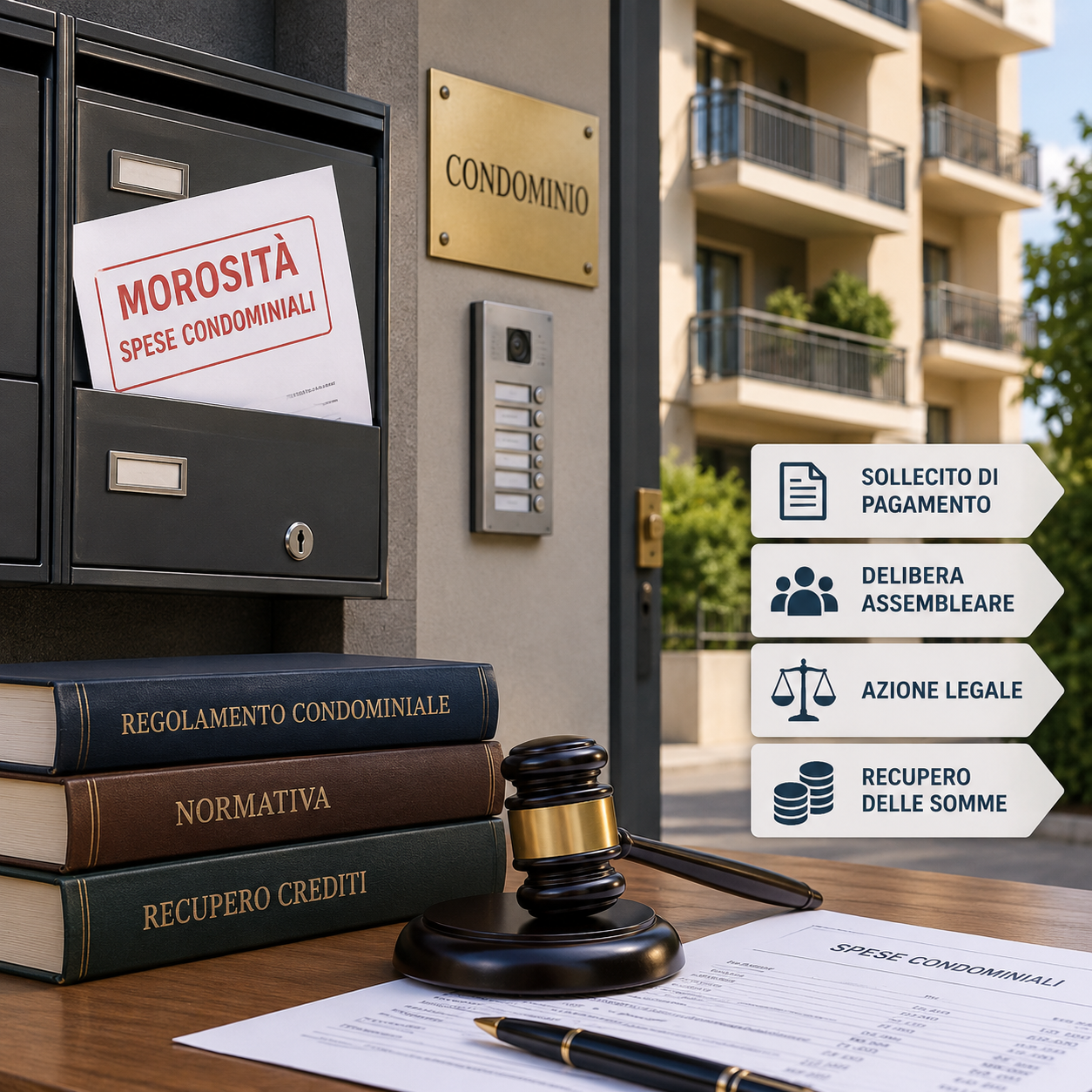 Spese condominiali non pagate: cosa succede e come può agire il condominio